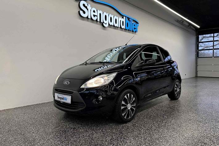 Sort Ford Ka fra 2013 set udefra