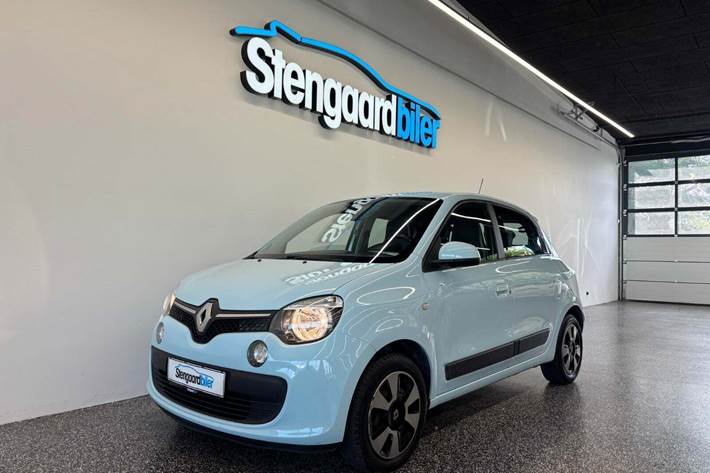 Blå Renault Twingo fra 2015 set udefra