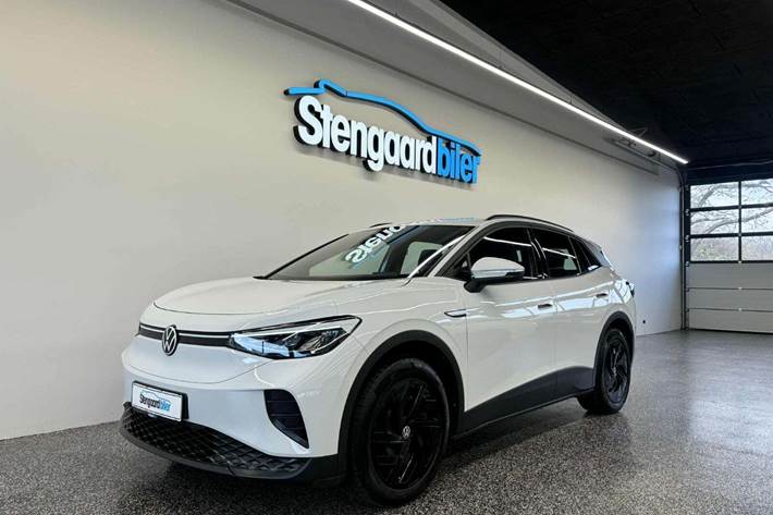 Hvid VW ID.4 fra 2022 set udefra