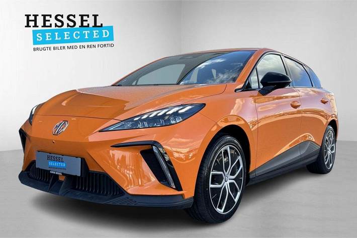 Orange MG 4 fra 2024 set udefra