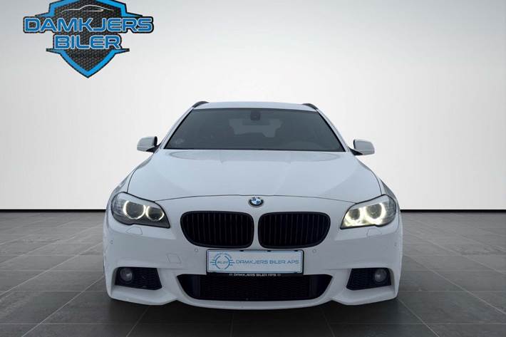 Hvid BMW 520d fra 2012