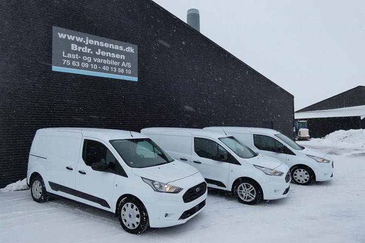 Hvid Ford Transit Connect fra 2018