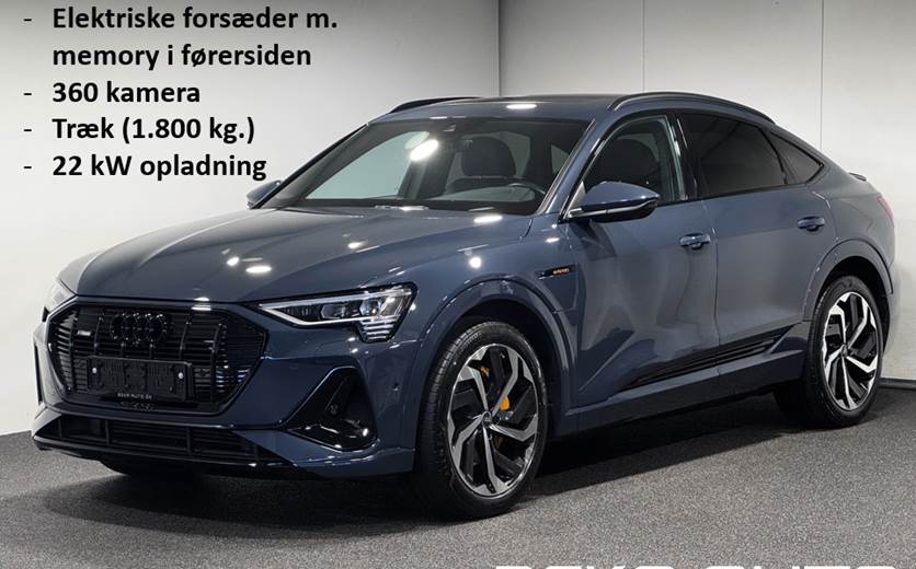 Audi e-tron 55 S-line Sportback quattro