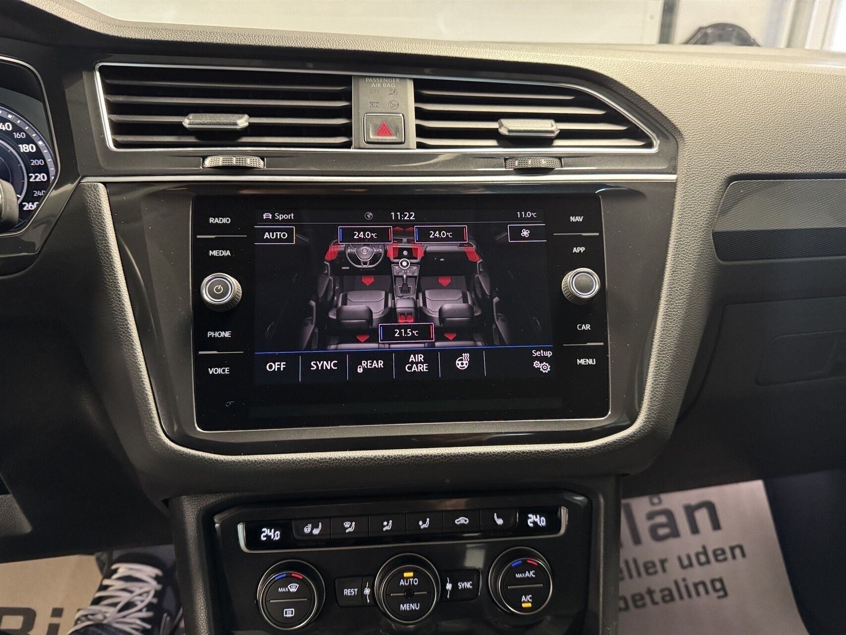 Sort VW Tiguan fra 2017