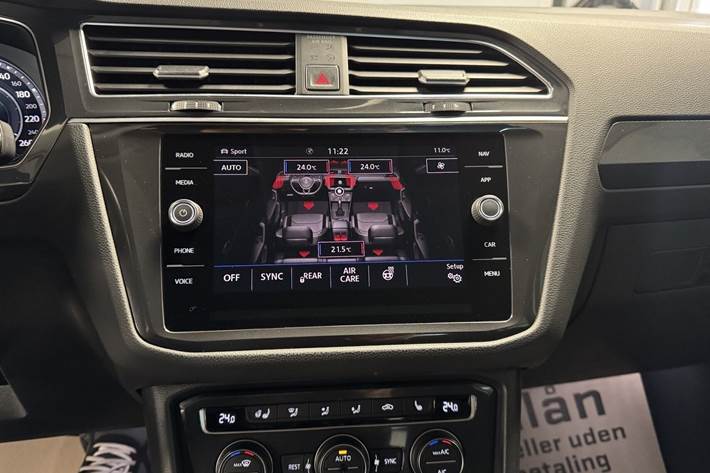 Sort VW Tiguan fra 2017