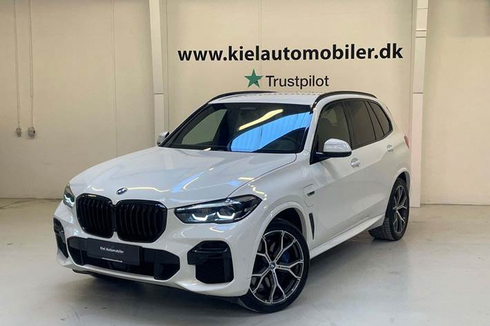 Blå BMW X5 fra 2021