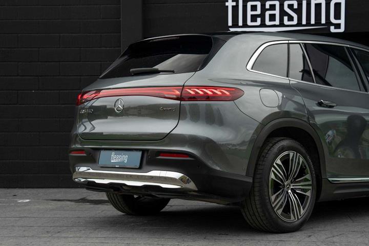 Grå Mercedes EQS450+ SUV fra 2023