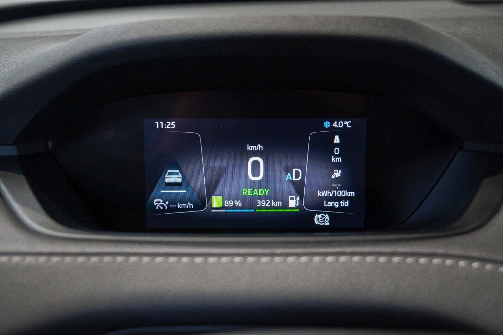 Sort Skoda Enyaq fra 2021