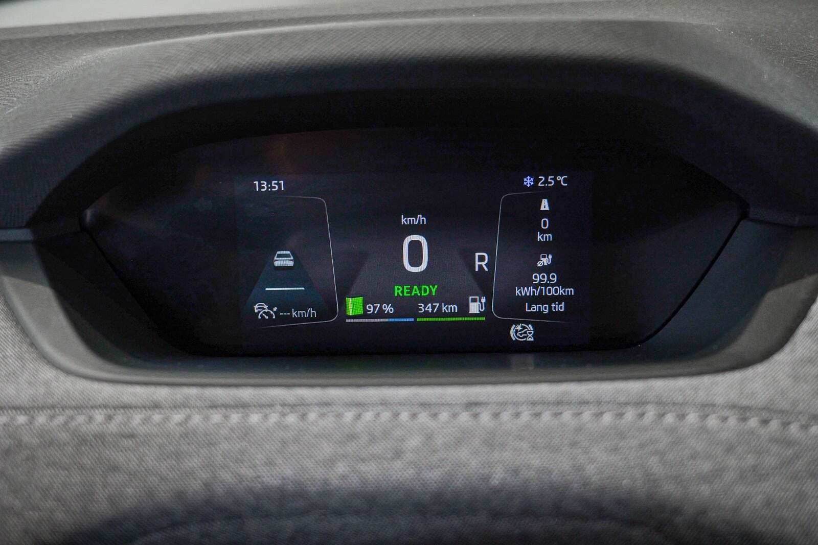 Sort Skoda Enyaq fra 2024