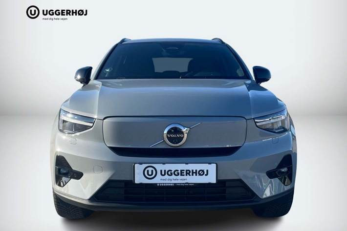 Grå Volvo EX40 fra 2025