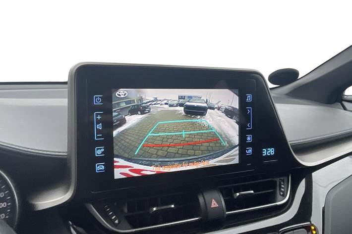 Grå Toyota C-HR fra 2018