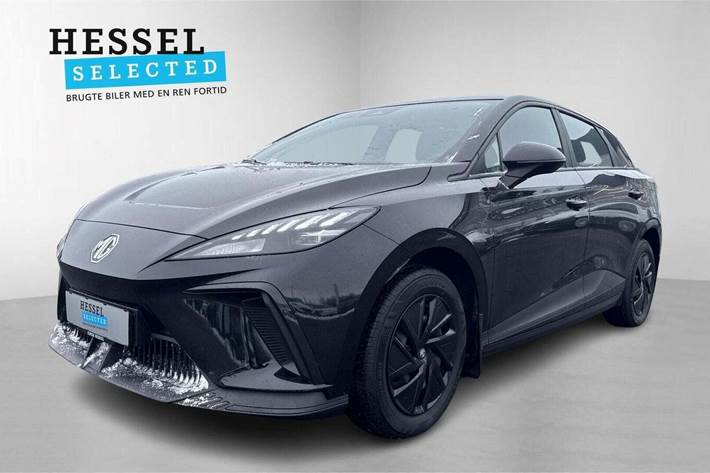 Sort MG 4 fra 2023 set udefra