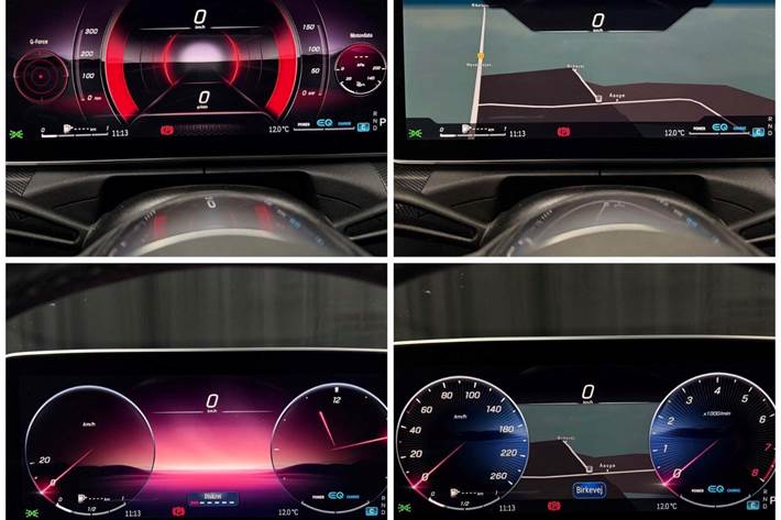 Grå Mercedes C200 fra 2022