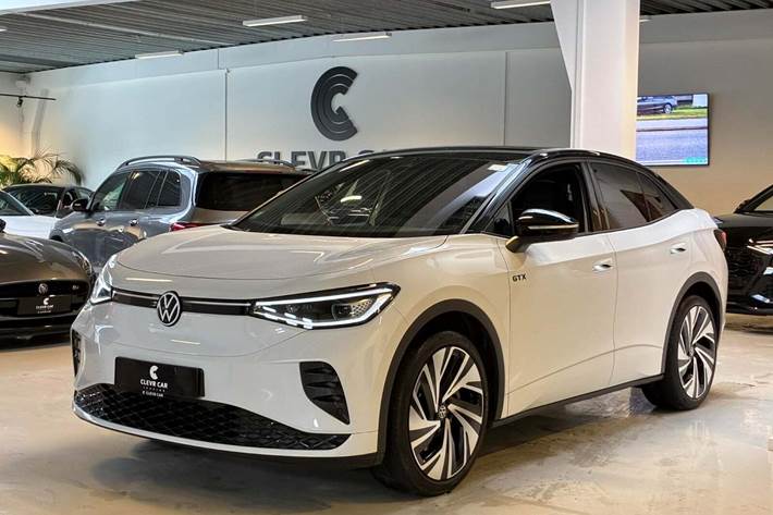 Hvid VW ID.5 fra 2023 set udefra