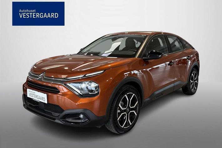 Orange Citroën ë-C4 fra 2022 set udefra
