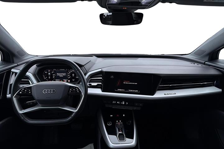 Grå Audi Q4 fra 2021