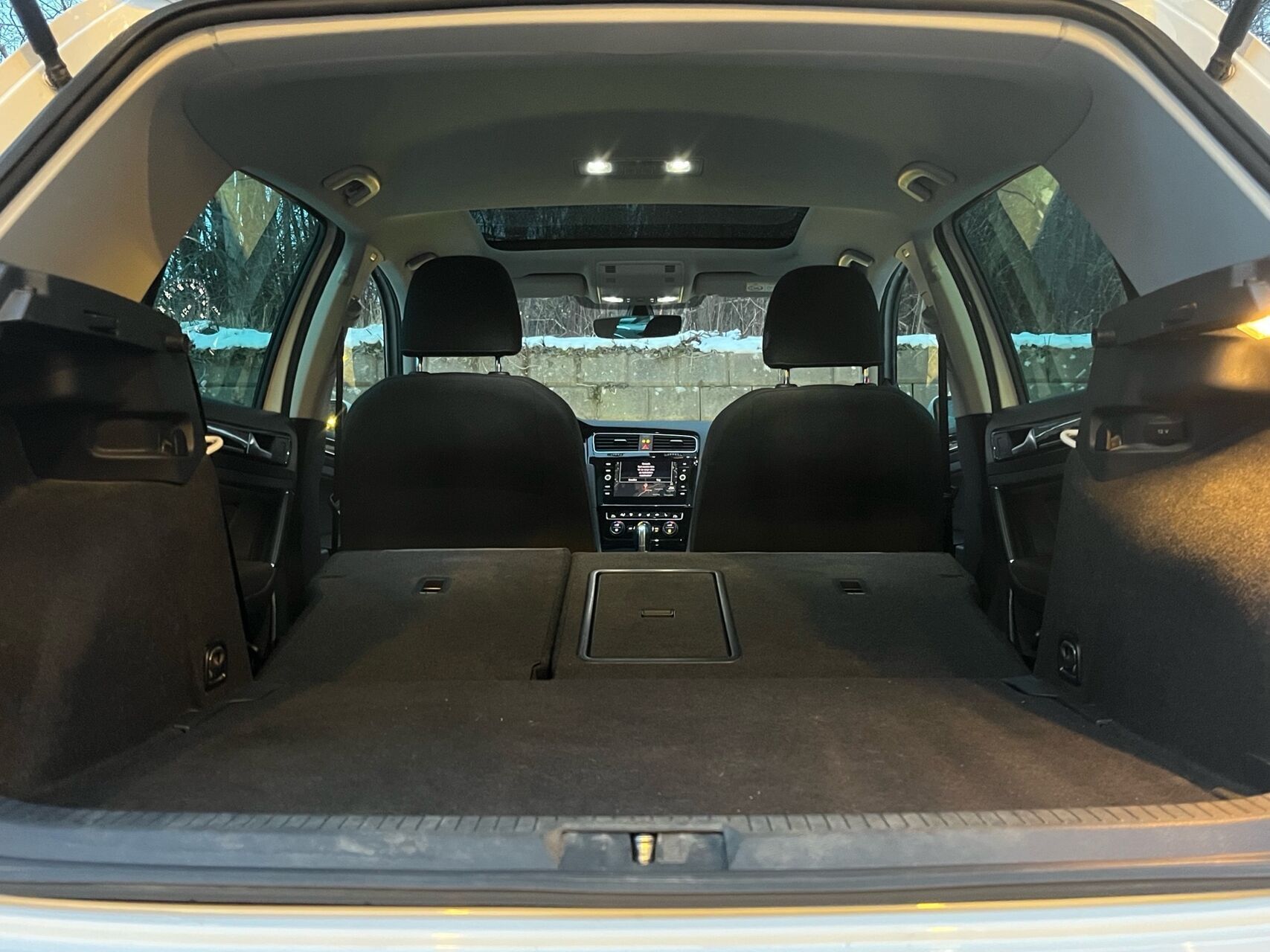 Hvid VW Golf fra 2018