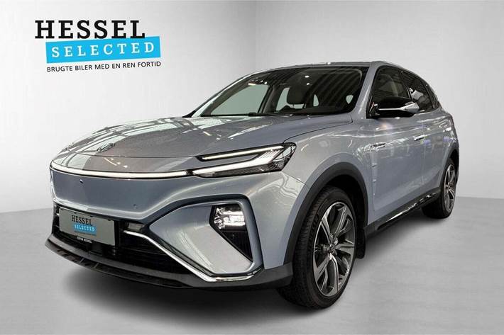 Blå MG Marvel R fra 2022 set udefra