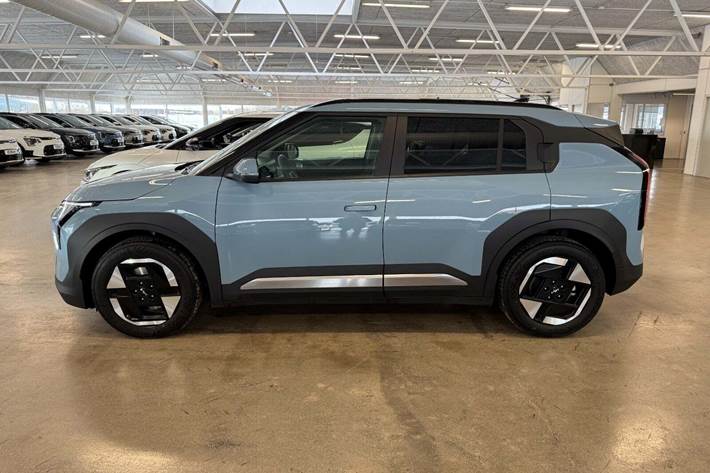 Blå Kia EV3 fra 2025