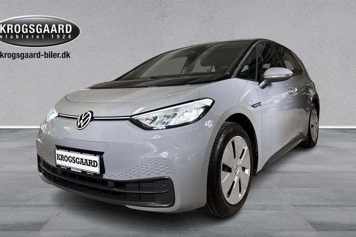 Grå VW ID.3 fra 2022 set udefra