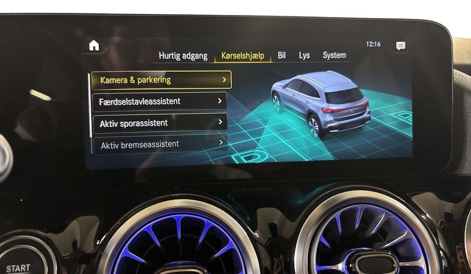 Sort Mercedes EQA250+ fra 2023