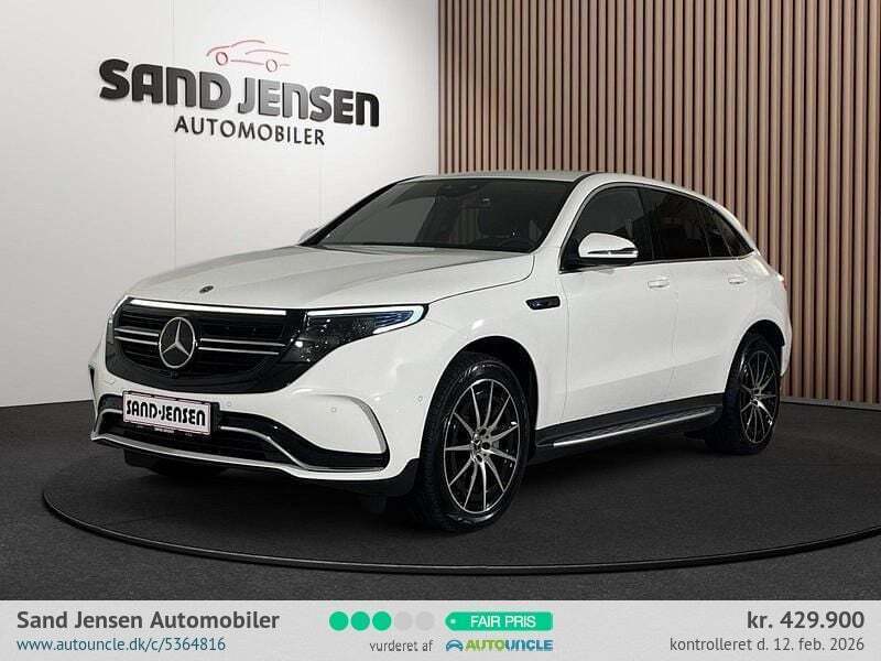 Hvid Mercedes EQC400 fra 2023