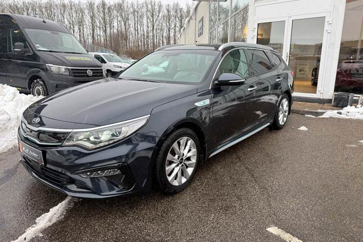 Blå Kia Optima fra 2020