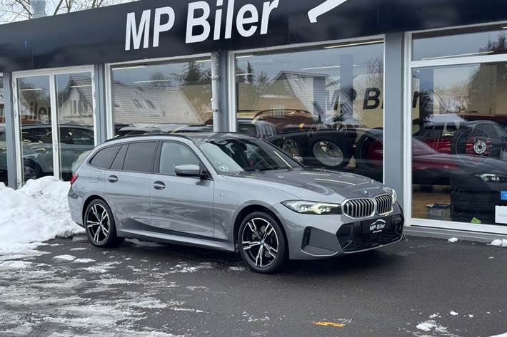Grå BMW 320e fra 2024