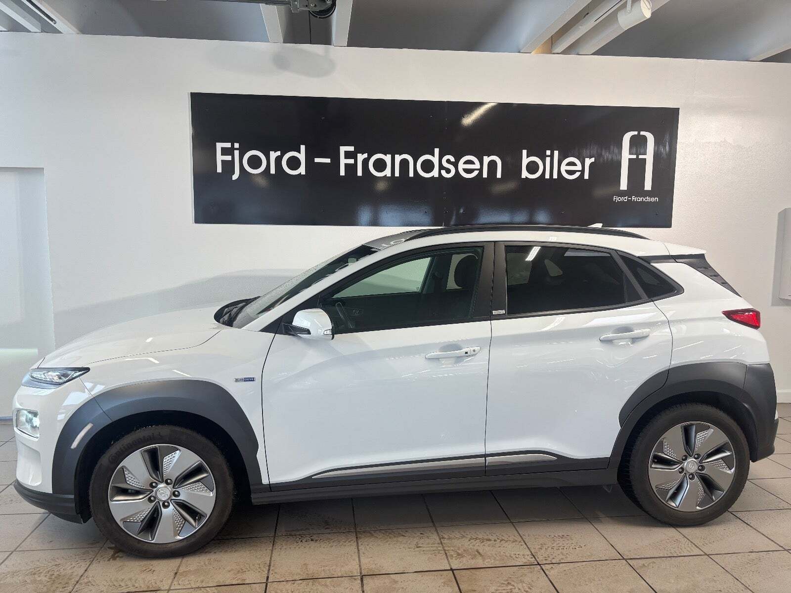 Hvid Hyundai Kona fra 2020
