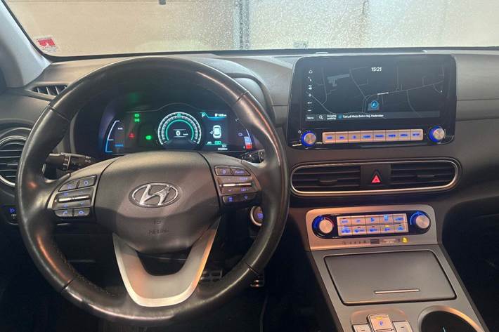 Hvid Hyundai Kona fra 2020