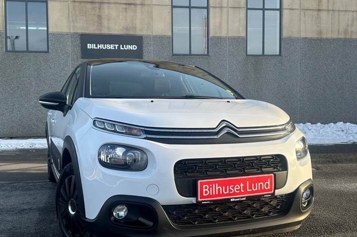 Hvid Citroën C3 fra 2020 set udefra