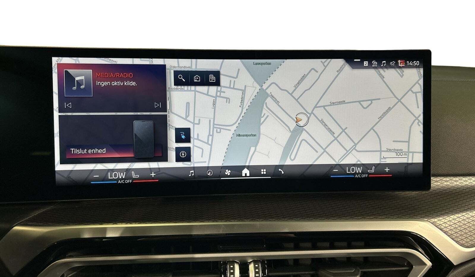 Blå BMW i4 fra 2023