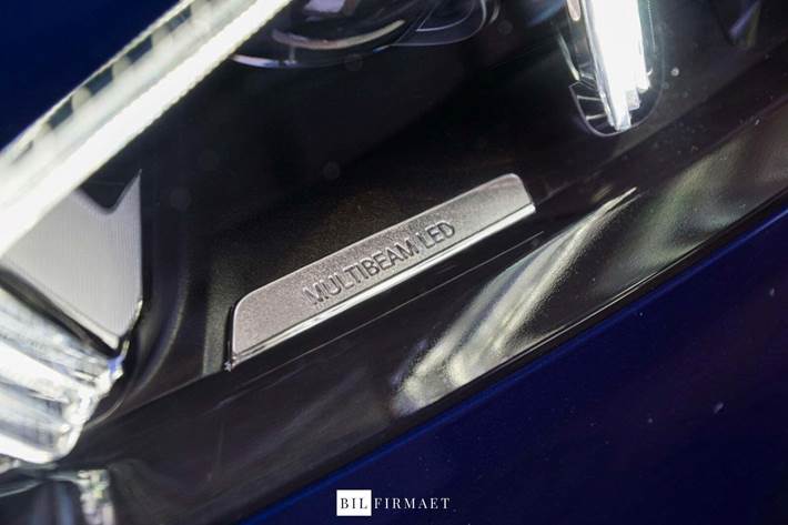 Blå Mercedes GLE350 de fra 2022