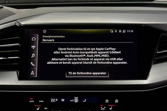 Grå Audi Q4 e-tron fra 2024