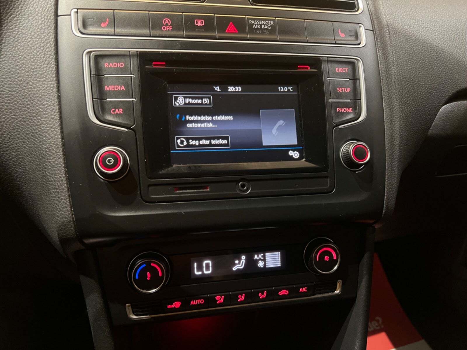 Hvid VW Polo fra 2017