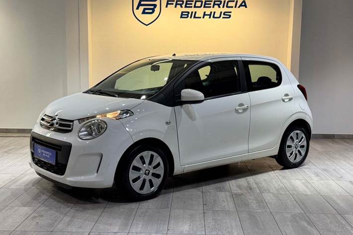 Hvid Citroën C1 fra 2017 set udefra