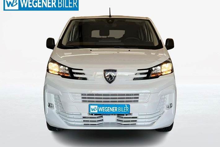 Hvid Peugeot e-Traveller fra 2024