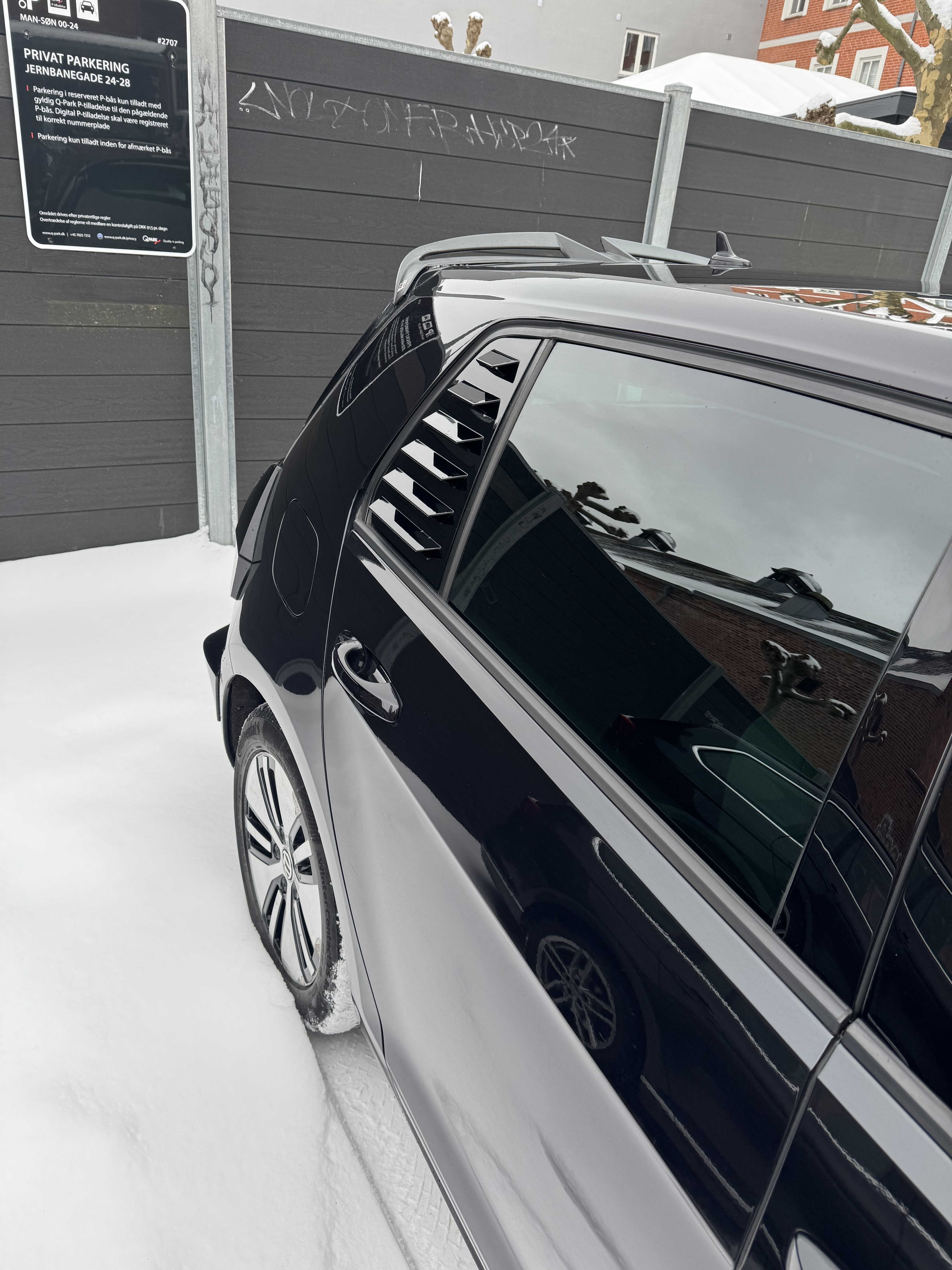 Sort VW e-Golf fra 2020