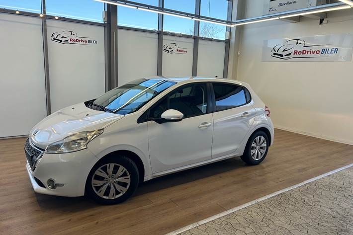 Hvid Peugeot 208 fra 2013