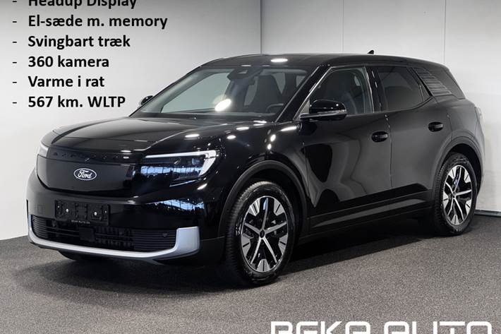 Sort Ford Explorer fra 2025 set udefra