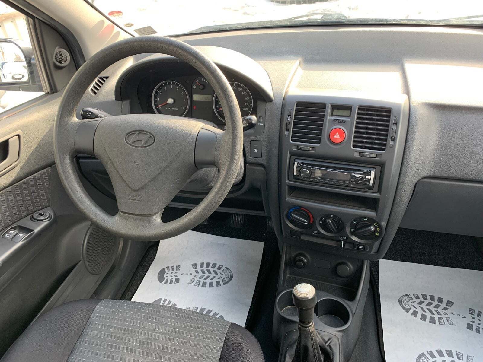 Blå Hyundai Getz fra 2008