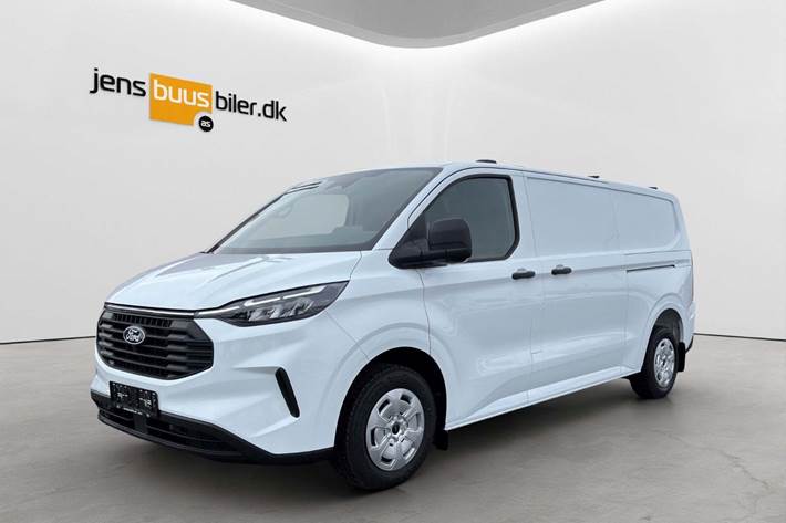 Hvid Ford Transit Custom 320L fra 2025