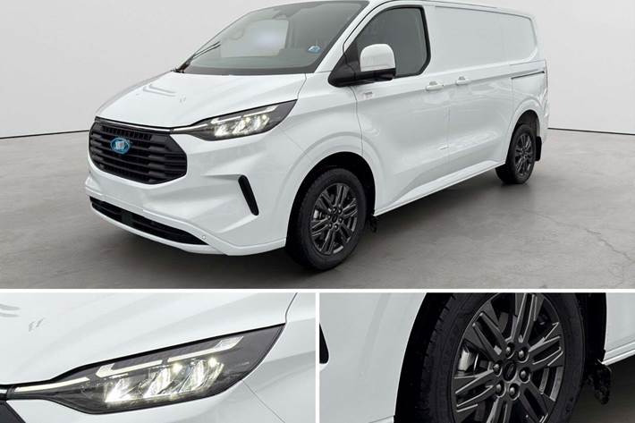 Hvid Ford Transit Custom 320S fra 2026