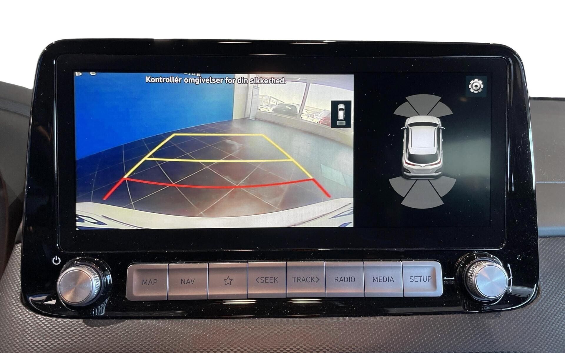 Hvid Hyundai Kona fra 2021