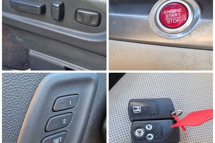 Hvid Honda CR-V fra 2013