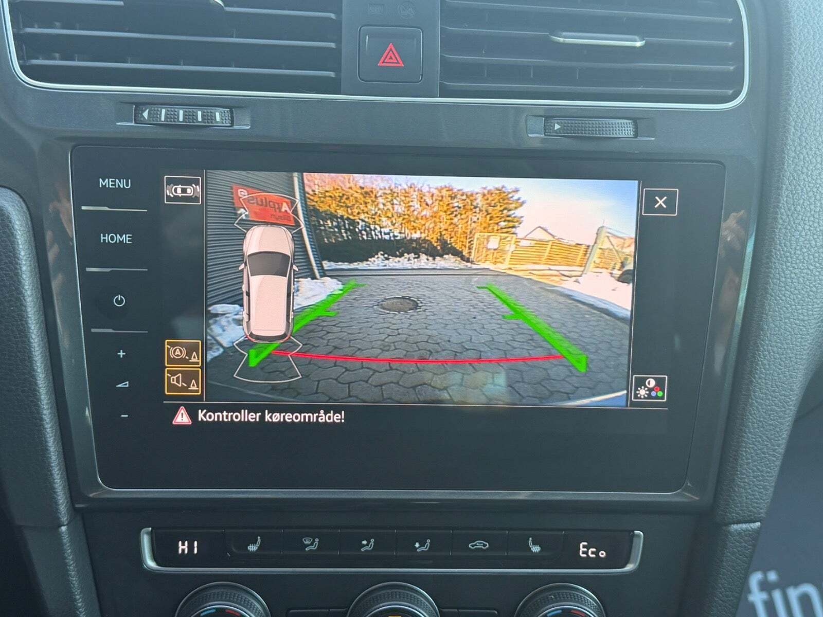 Sølv VW e-Golf VII fra 2019