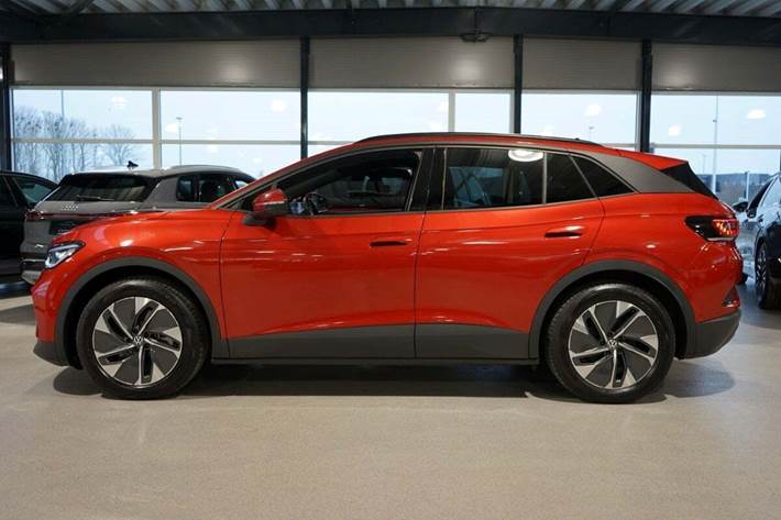 Rød VW ID.4 fra 2025