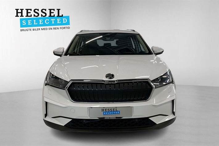 Hvid Skoda Enyaq fra 2021