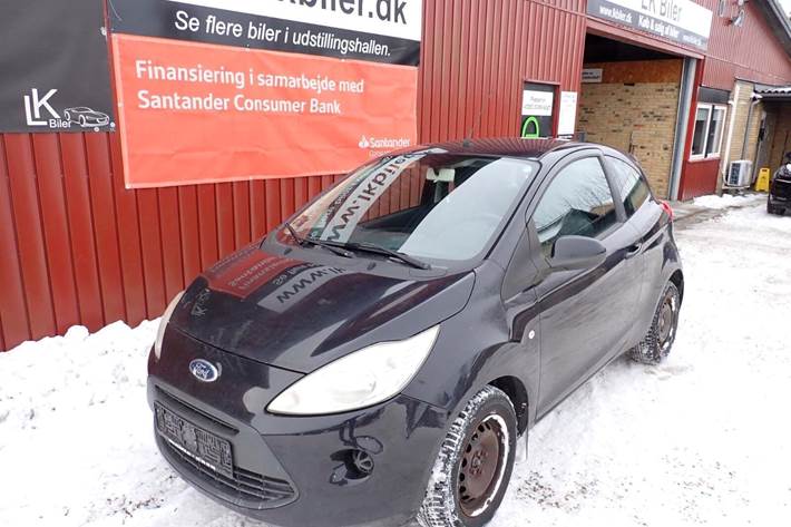 Sort Ford Ka fra 2010 set udefra