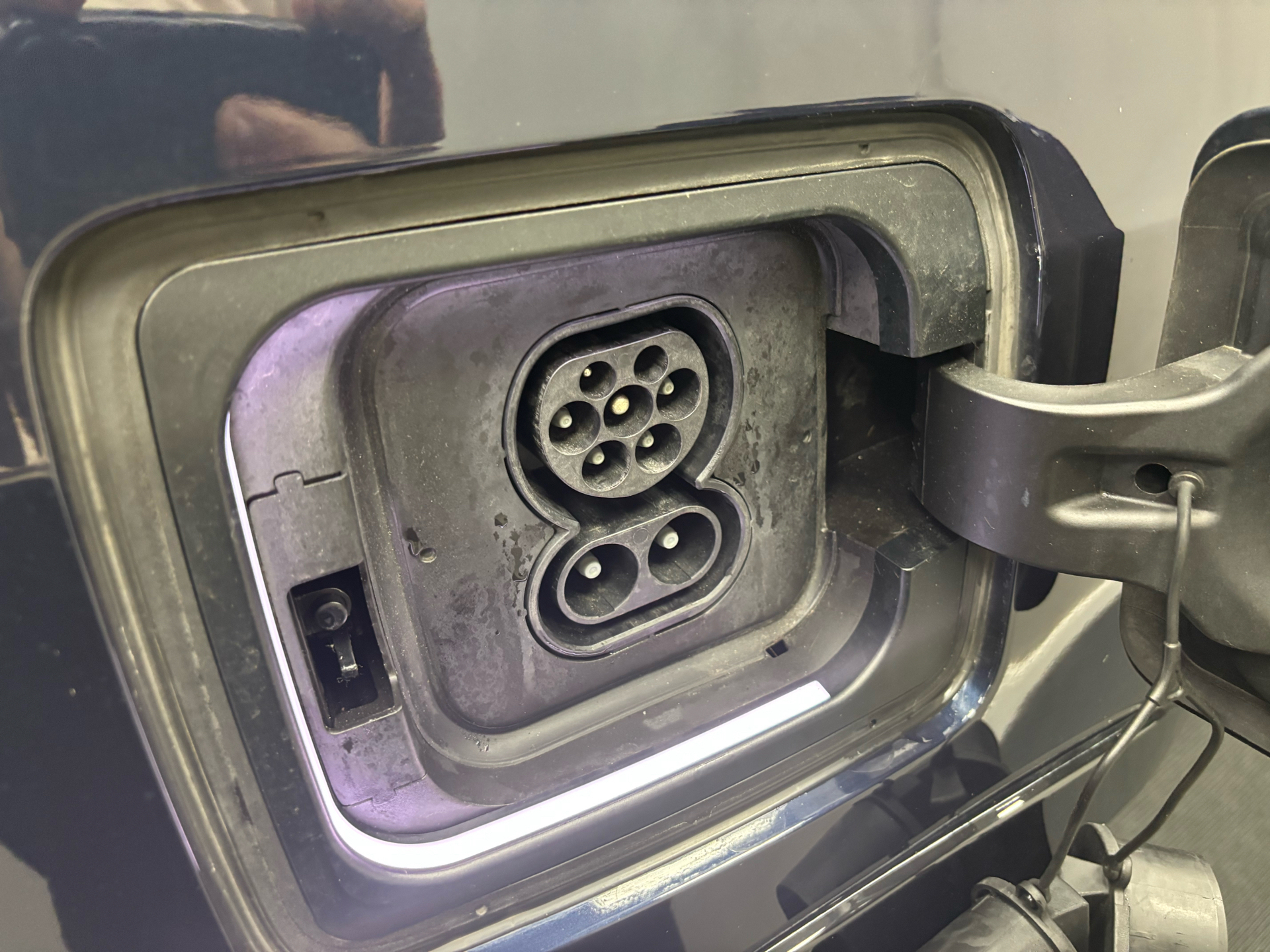 Blå BMW i3 fra 2018